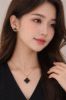 Picture of Elegant Black Clover Jewellery Set